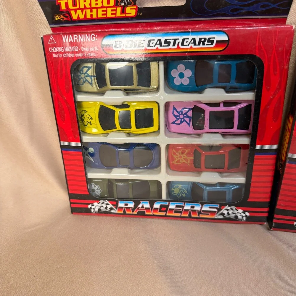 Vintage Turbo Wheels Racers Die Cast Cars 8 Pack 4 Lot Greenbrier International